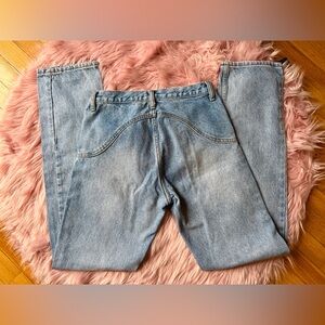 Brandy Melville J Galt Straight Leg Button Fly Jeans Sz Small EUC